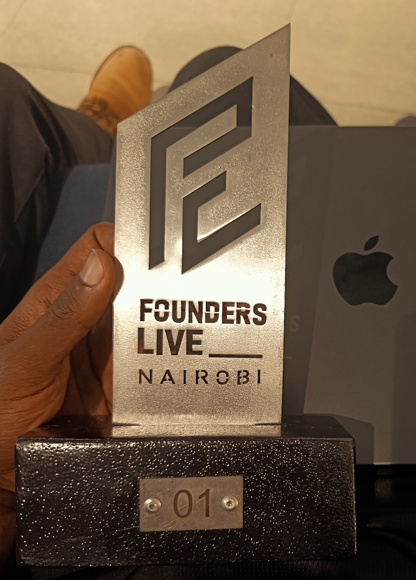 Winner, Founders Live Nairobi - Founders Live Nairobi (May 2026) | Eugene Mutembei Recognition