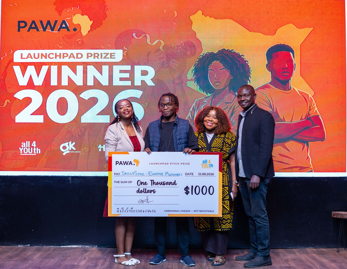 Winner, LaunchPad Pitch Prize - PAWA Africa × All4Youth (August 2026) | Eugene Mutembei Recognition