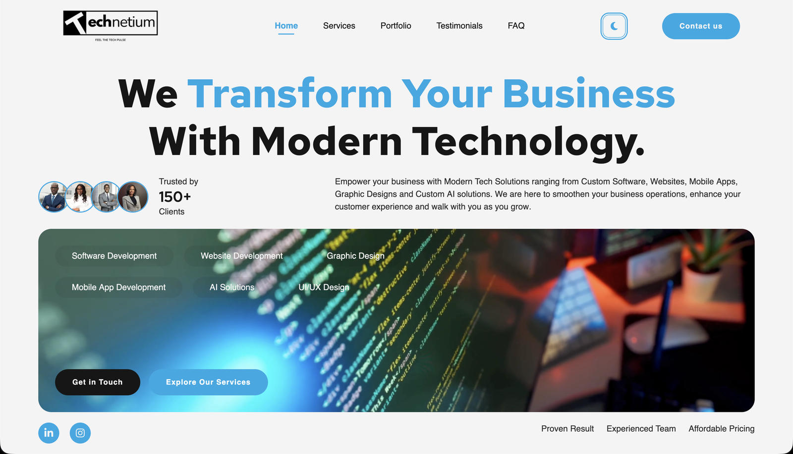 Technetium Kenya - Software & AI Solutions project engineered by Eugene Mutembei