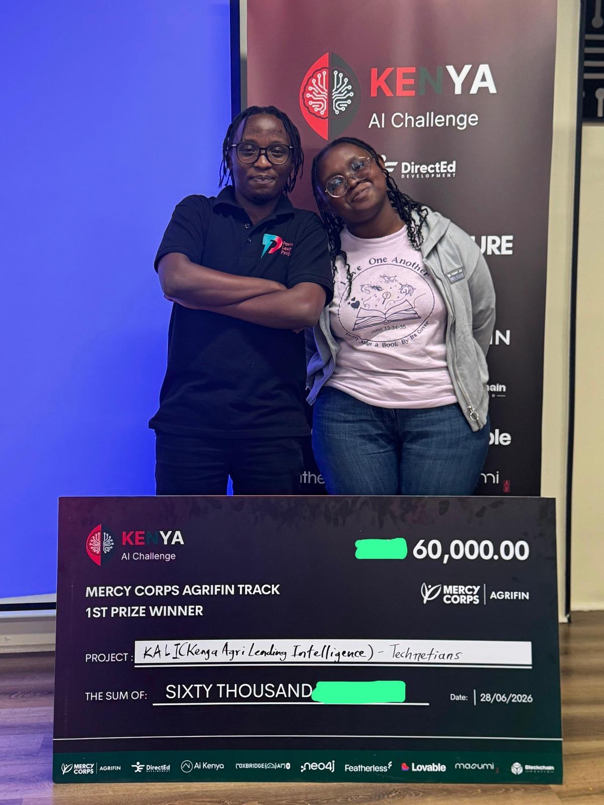 1st Place, Mercy Corps AgriFin Track